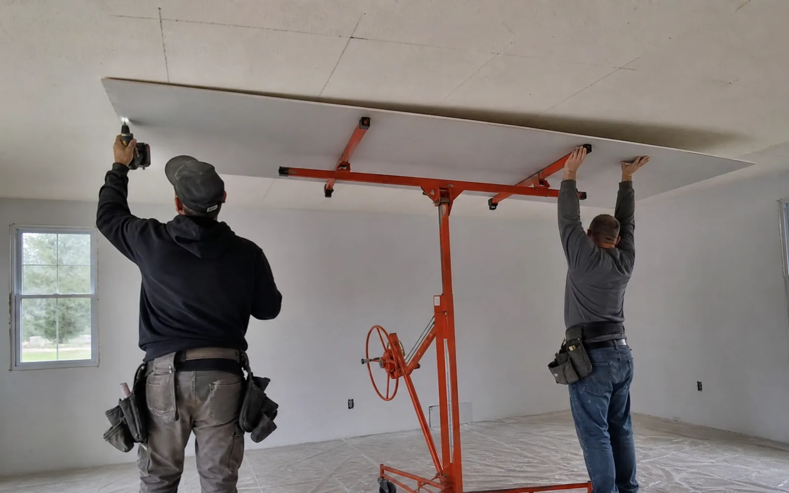 Drywall Overlay Over Popcorn in Austin, TX