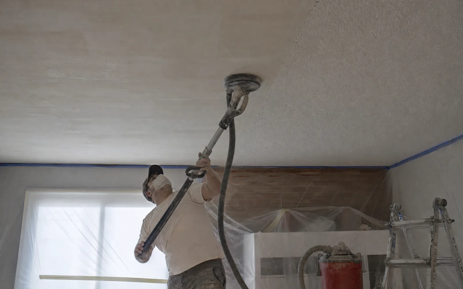 Painted Popcorn Ceiling Removal in Austin, TX