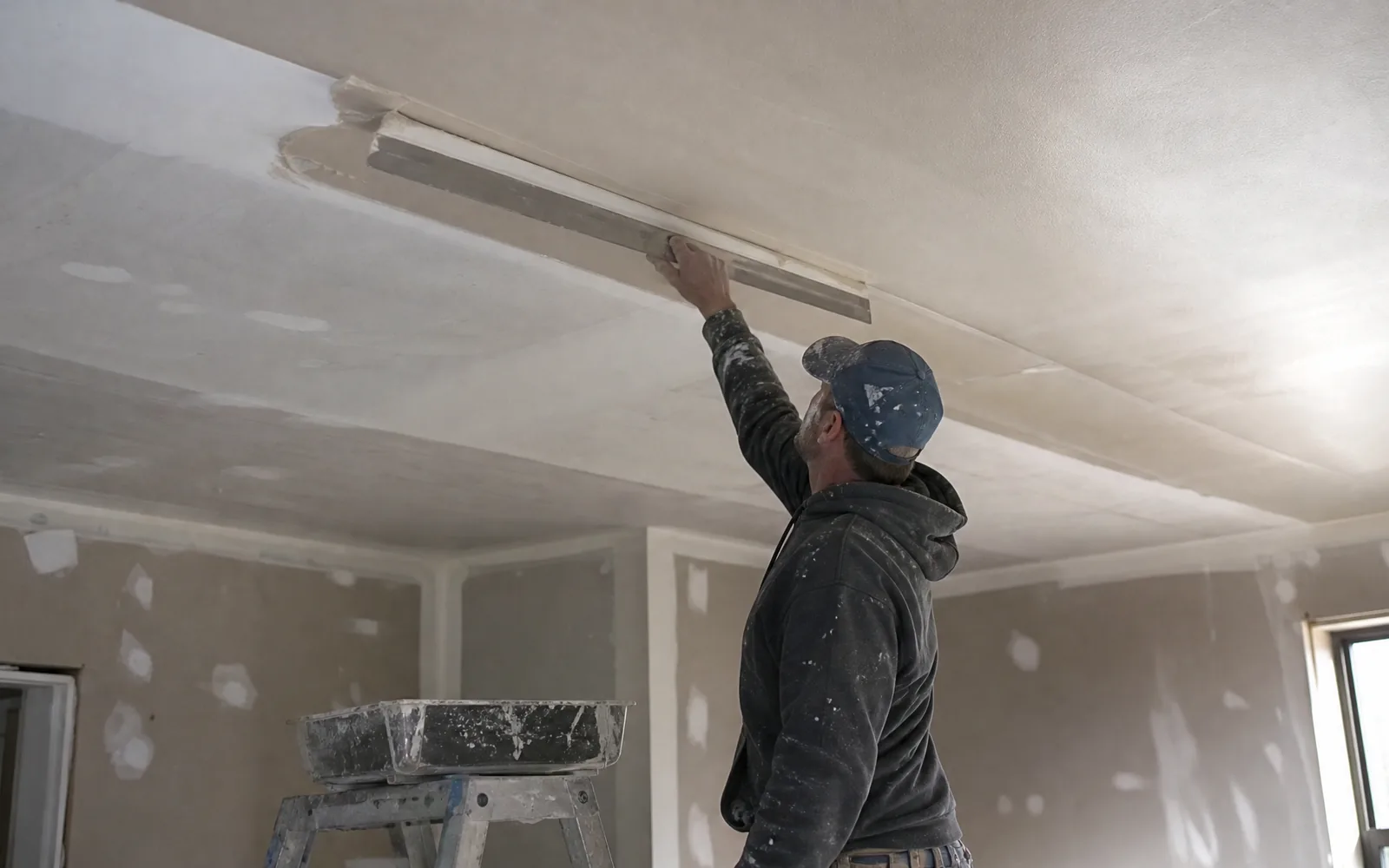 Level 5 Smooth Ceiling Skim Coat in Austin, TX